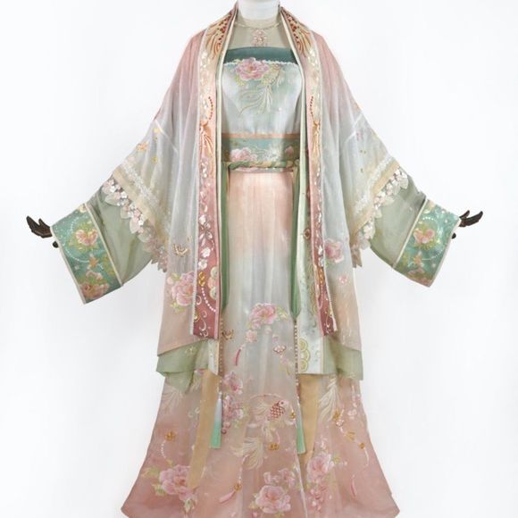 Koi Blessings Embroidered Gown | Traditional Hanfu - Picture 3 of 10